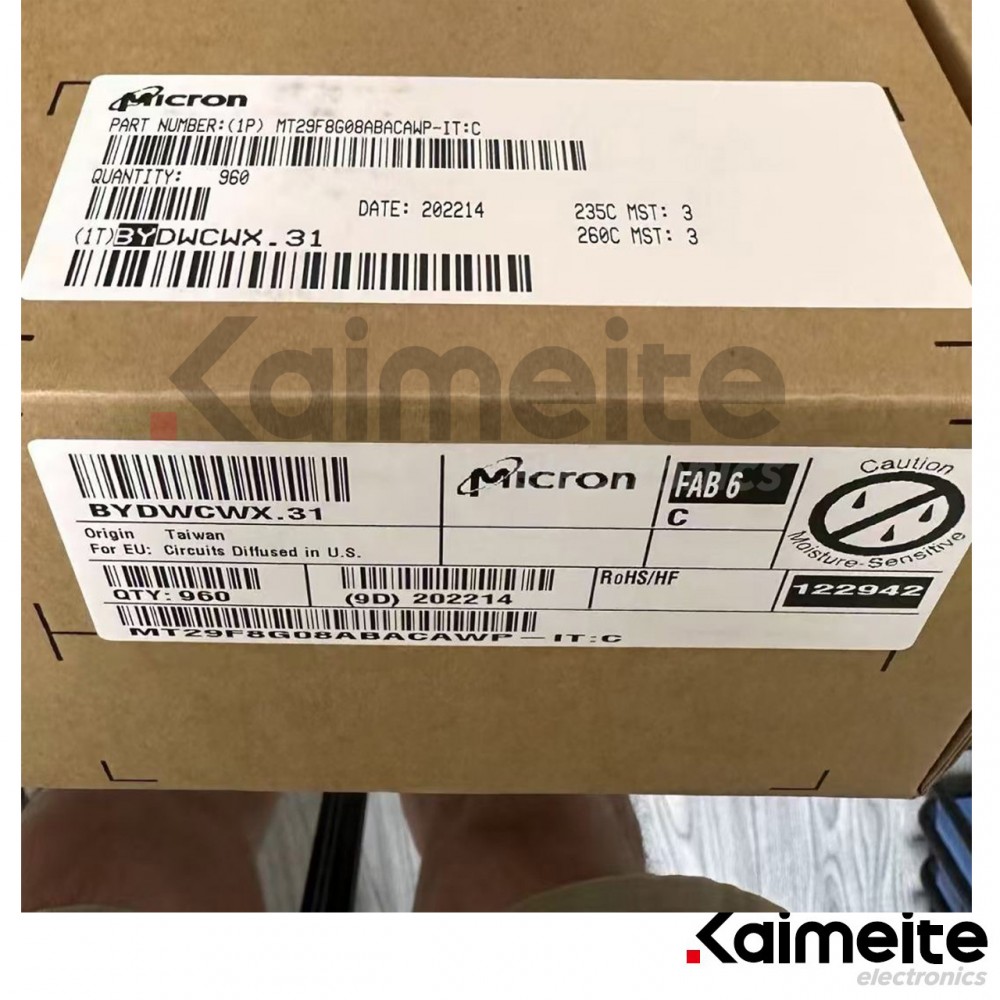 MT29F8G08ABACAWP-IT:C TR